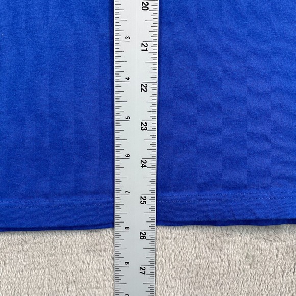 Rock Revival Big Logo T Shirt Men Large Blue Crew Neck Short Sleeve USA Made - Picture 9 of 9